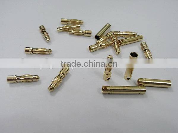4.5MM Gold Plated Banana Plug XT90 Made in China metal fabrication service