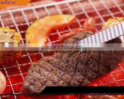 Competitive price of charcoal BBQ meat net/ stainless steel barbecue grill mesh for Janpanese,Korea Market