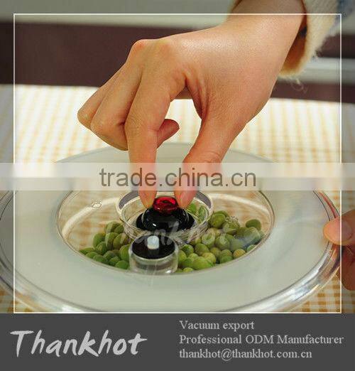 Big plastic storage container-Vacuum lid