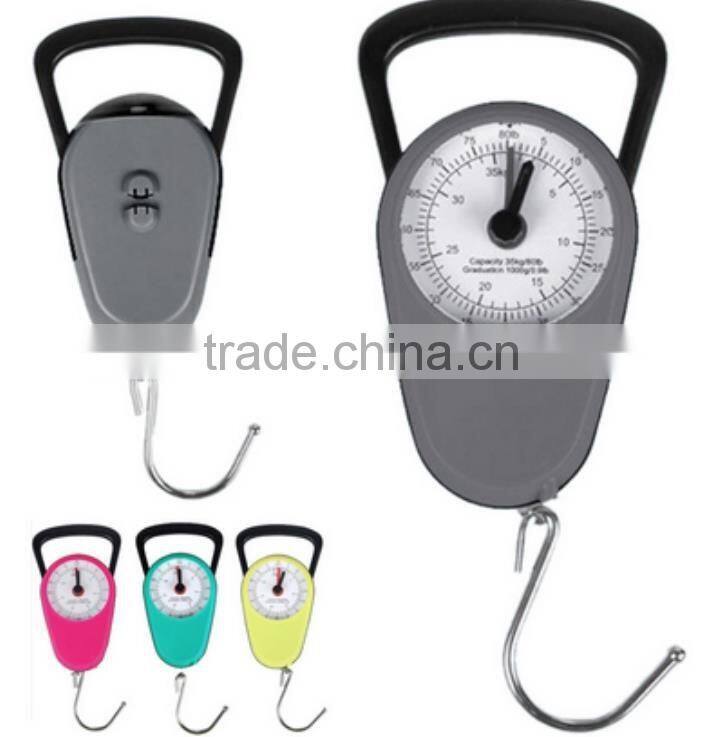 Hand-held portable luggage scale
