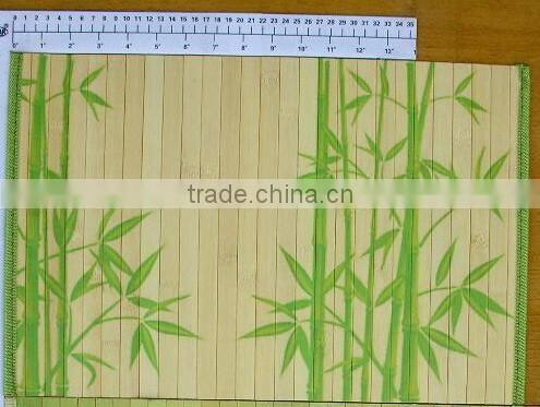 FD-1631hot sale healthy and natural bamboo placemat table mat