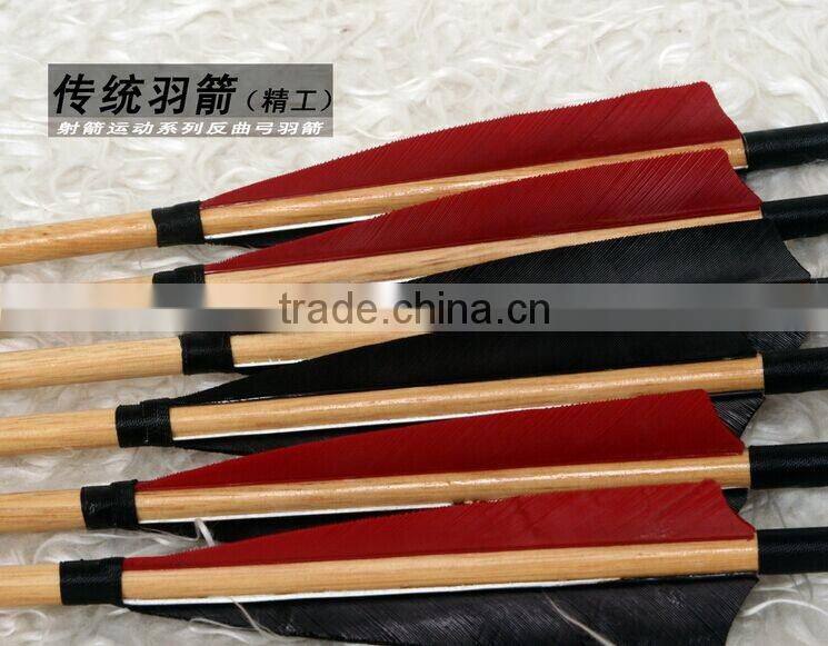 FD-16329 fashion wooden recurve bow for shooting