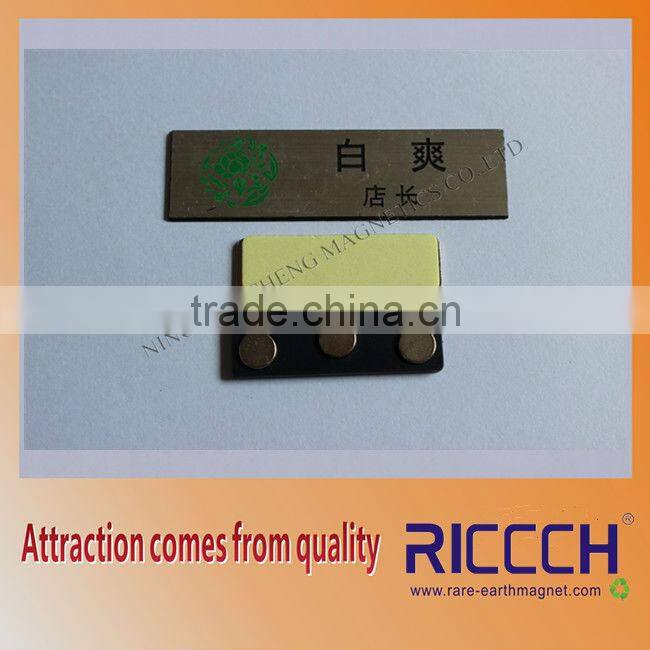 NdFeB Magnet name tags/attachment/nameplates
