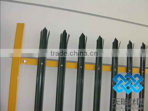 palisade fence /galvanized palisade fence/powder coated palsade fence