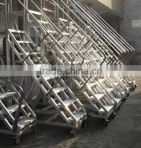 Fire truck aluminum folding ladder
