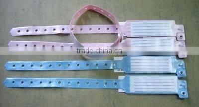 Hot Selling Passive RFID Plain Wristbands for Hospital Management
