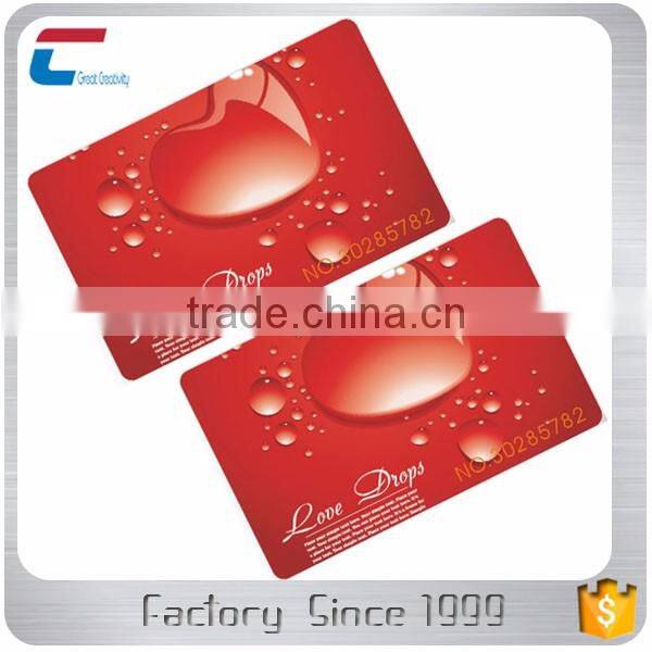 Thank You Letter Plastic Gift Cards/ Thanks Card