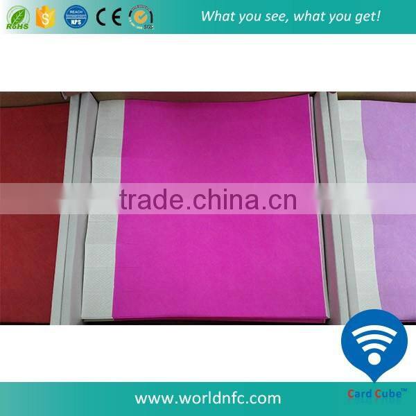 NFC Disposable Paper NTAG213 Wristband for Event