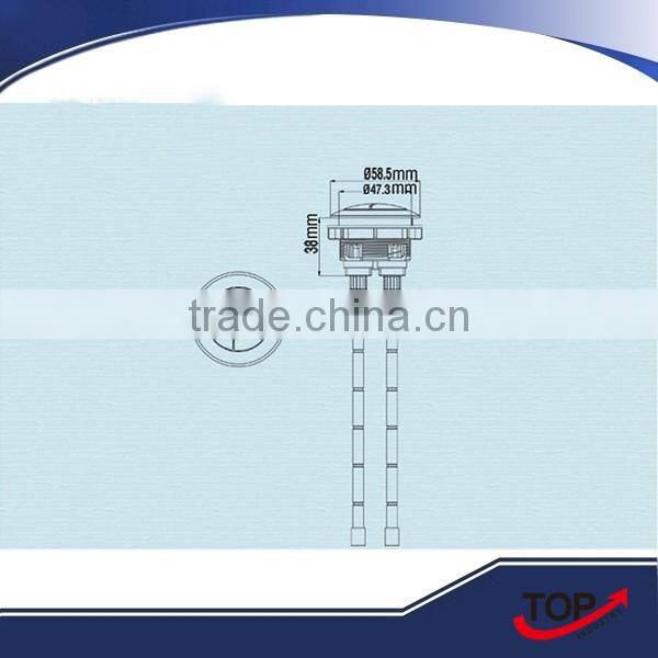 2016 new design double push button for closet tank