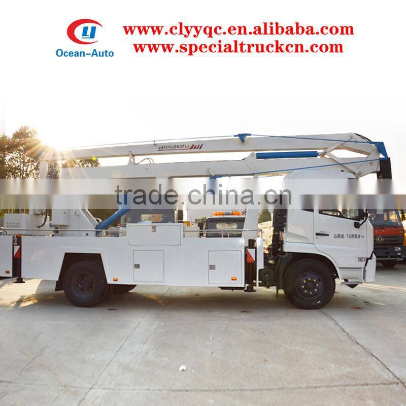 20-22m Dongfeng Kingrun Tail-lift Truck, Overhead Working Truck for Sale