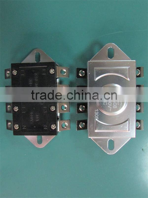 4PIN 2Poles Temperature Control KSD306 55~180 Degree NO/NC 10/15A 250VAC Circuit Breaker