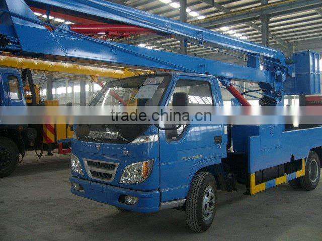 Foton Hydraulic Aerial Cage ,aviation platform truck