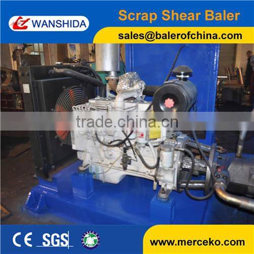 srong power with PLC control compress baler machine for car bumper equipment industry