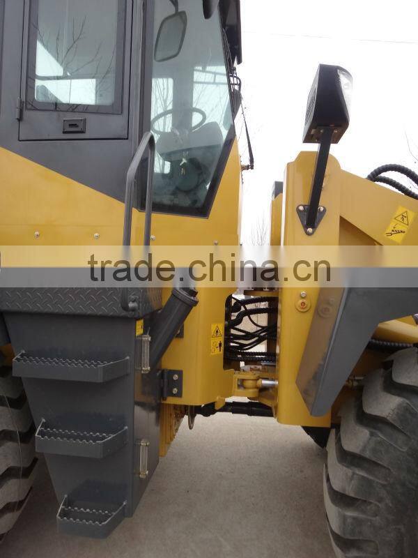 3 ton ZL30 compact wheeled loader (3000kg+C ummins engine+Joystick control+Electrolic control gear shift)