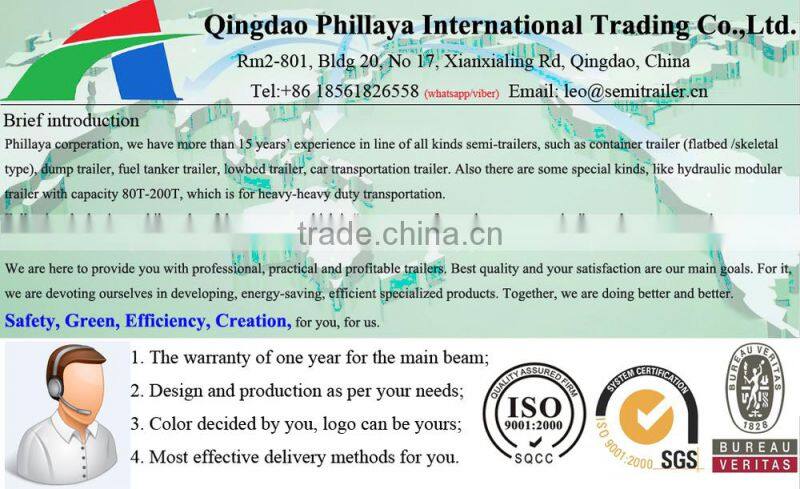 Side or rear open door trailer van box to keep the goods from the rain