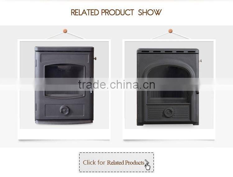 2016 New type fireplace cast iron wood burning stove for sale
