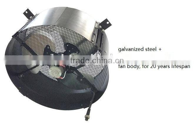 vent goods Solar Gable Fan with battery and adjustable solar panel high quality cooling ventilating