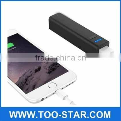 mini portable 3200mAh emergency phone charger for smart phone and tablet