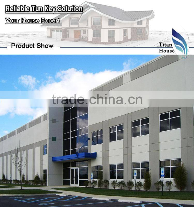 Sandwich Steel Structure Tall Warehouse with Offices