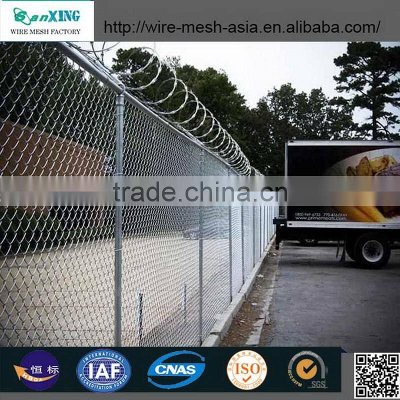low price chain link fence packed in roll and pieces