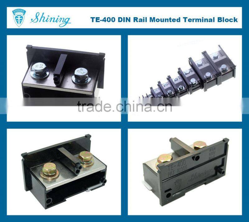 TE-400 Din Rail Mounted 400A Combined Busbar Parallel Terminal Block