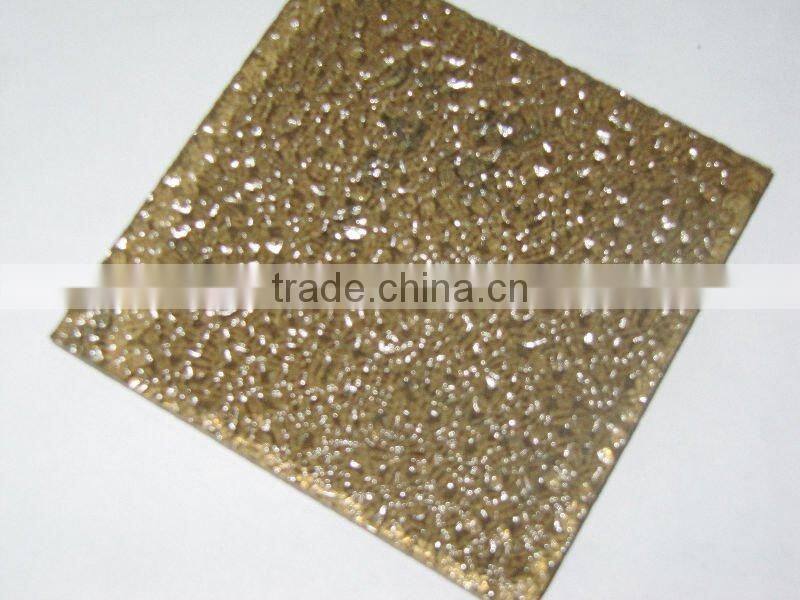 Polycarbonate small embossed sheet