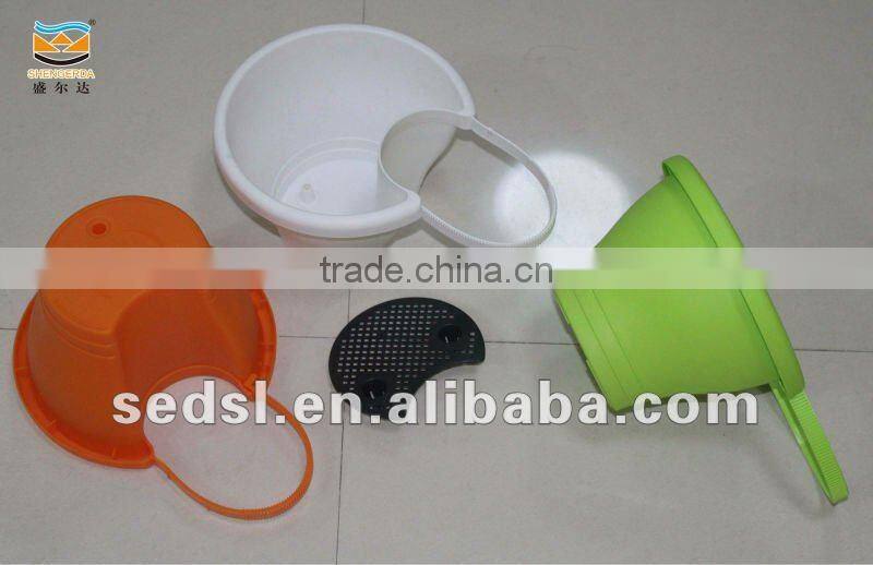 Plastic Material and PP Plastic Type plastic drainpipe planter