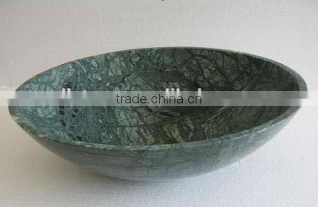 Indian Dark Green Marble Wash Basin