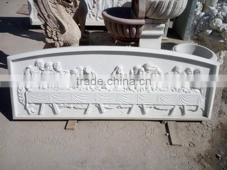 White Marble Christianity Jesus Jesu And Disciple Last Supper Statue