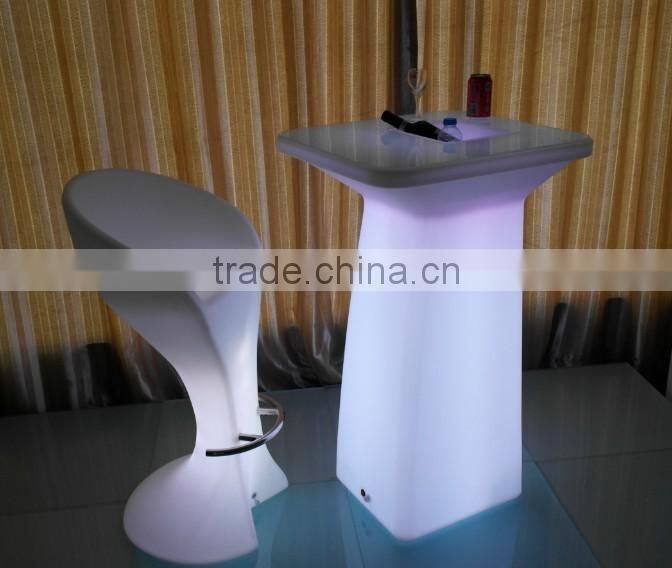 HUAJUN colorful LED bar table for club