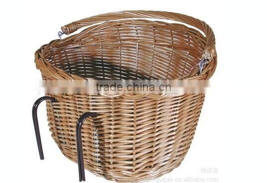 practical and durable bicycle basket wicker