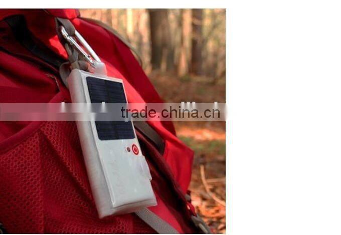 Fashion Solar Outdoor Light Portable Waterproof Folding Inflatable tent Camping lantern Emergency lamp
