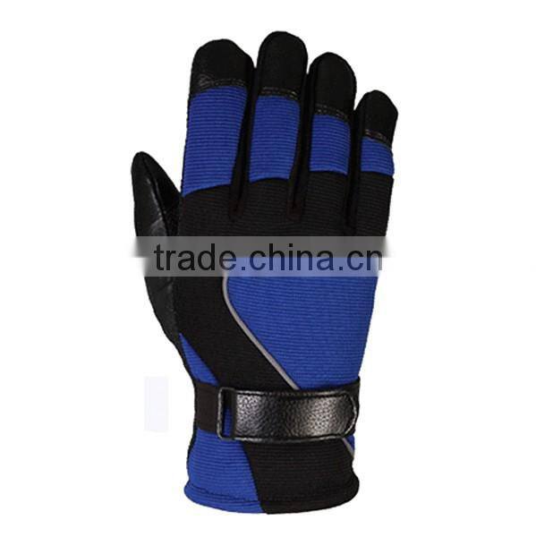 2017 Fashion style leather touch screen gloves, warm cycling gloves, thick warm gloves
