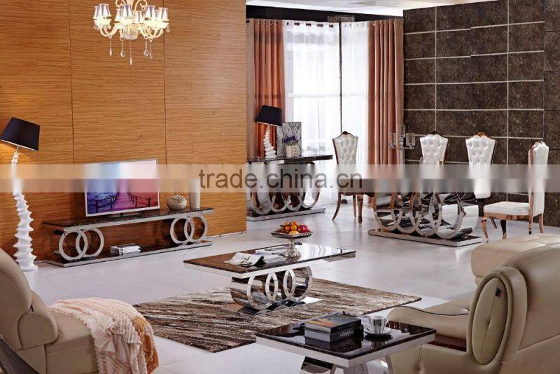 hot sale marble top TV stand modern