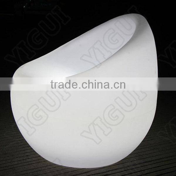 PE remote control battery operated LED apple Bar Chair