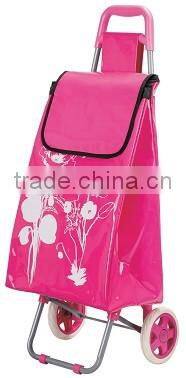 Popular Foldable Two Wheel Shopping Trolley with Bag