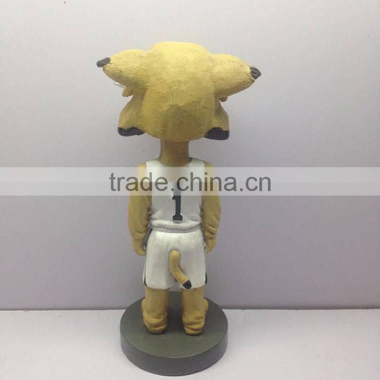 Custom quality resin animal artificial tiger statue craft