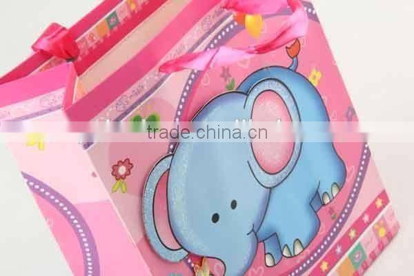 Printed Foldable Gift Bag With 3D Animal Designs/ Shopping Bag