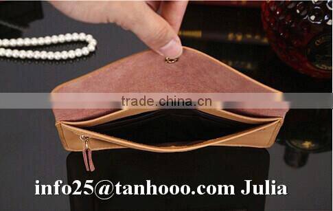 Handmade leather wallet/women slim wallet money clip