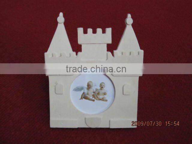 kids animal shape wooden picture wall frame