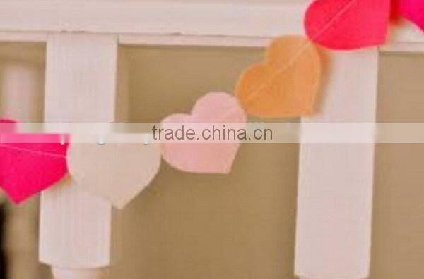 2017 hot new products alibaba website china supplier promotional gift felt fabirc charm heart shaped wedding decoration hanging