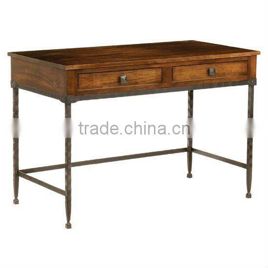 Shabby Console Table with 2 Drawers