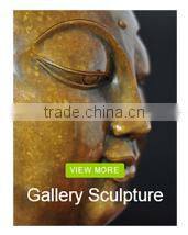 High quality garden decor lifesize antique brass horse statue