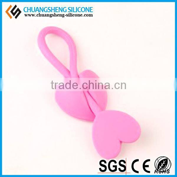 amazon best selling popular silicone earphone wire rope coil winder for android data cable