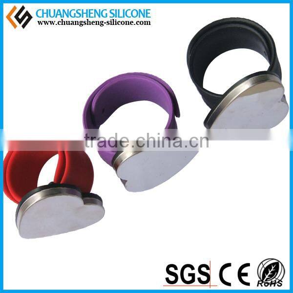 Personalized silicone bracelets simple design fashion jewelry