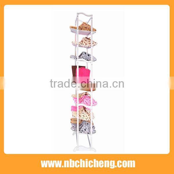 Detachable plastic shoe rack