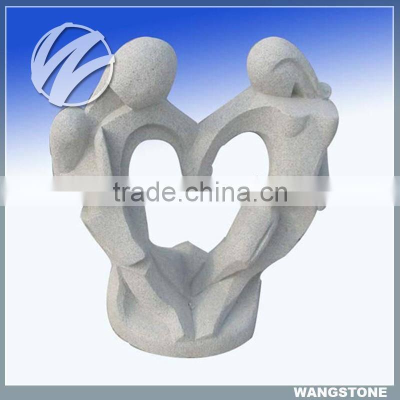 Stone modern abstract sculptures