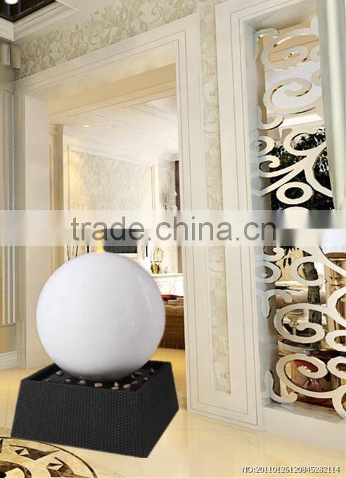 60cm ball water fountain and square base