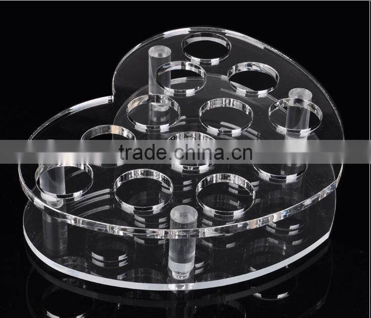 barware high quality clear acrylic wine bottle holder