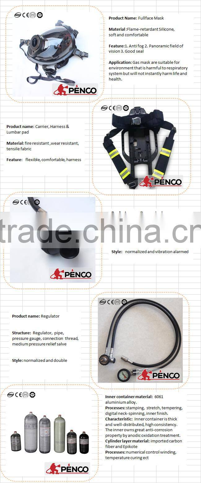 HOT SELLING OEM CE ISO STARDARD self contained breathing apparatus